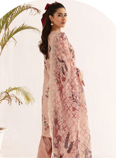 Zohra By Motifz Embroidered Lawn 3 Piece Unstitched Suit MT25FE D-5378 SHAZANA